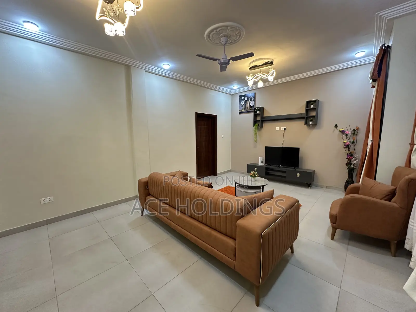 Furnished 3bdrm Apartment in Adjiriganor for rent