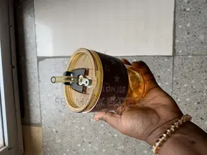 Glass Cup With Straw