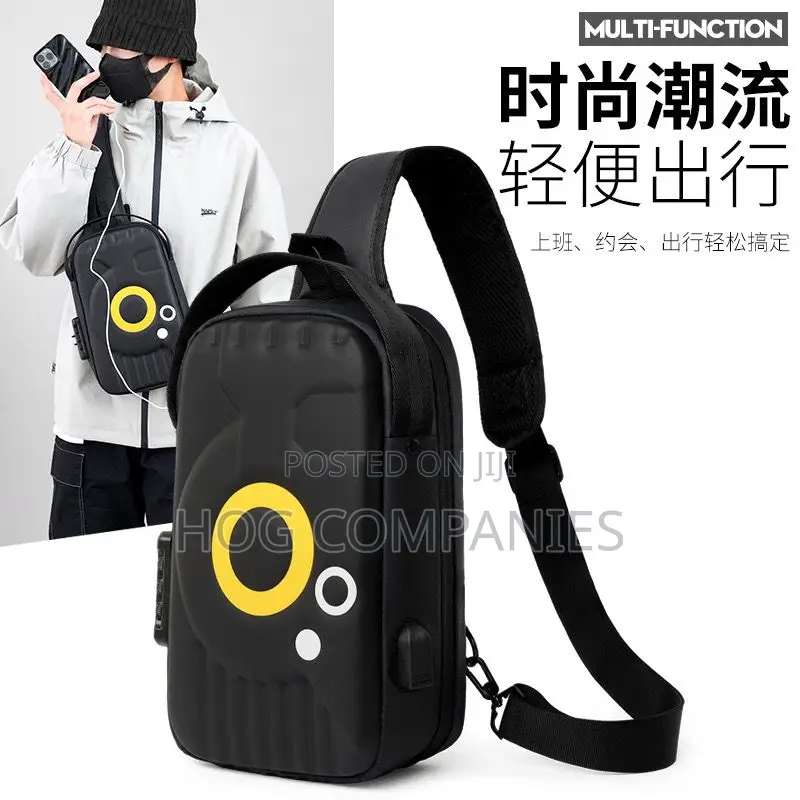 Waterproof Anti-Theft Side Bag With Usb Charging