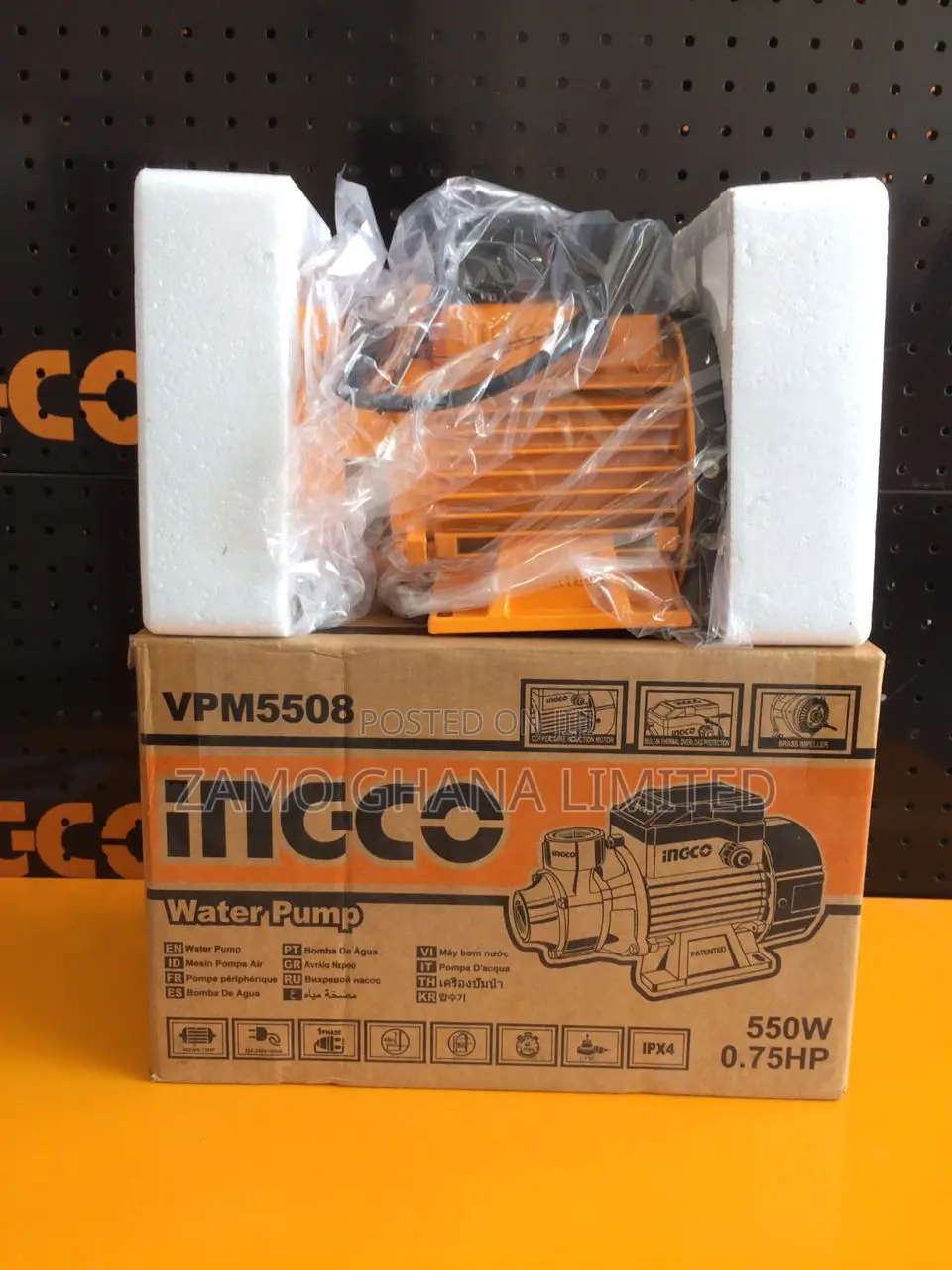Water Pump 550w(0.75hp) - Vpm5508