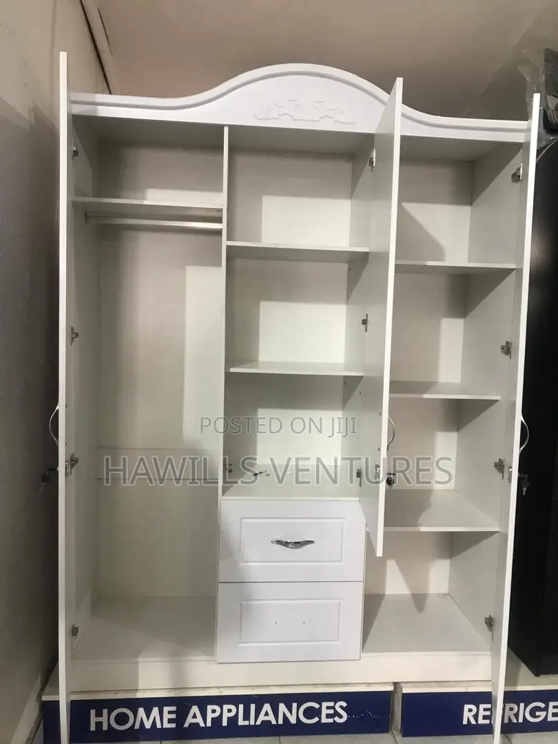 Three in One White Wardrobe