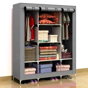 Portablw Wardrobe , 3in1 Grey