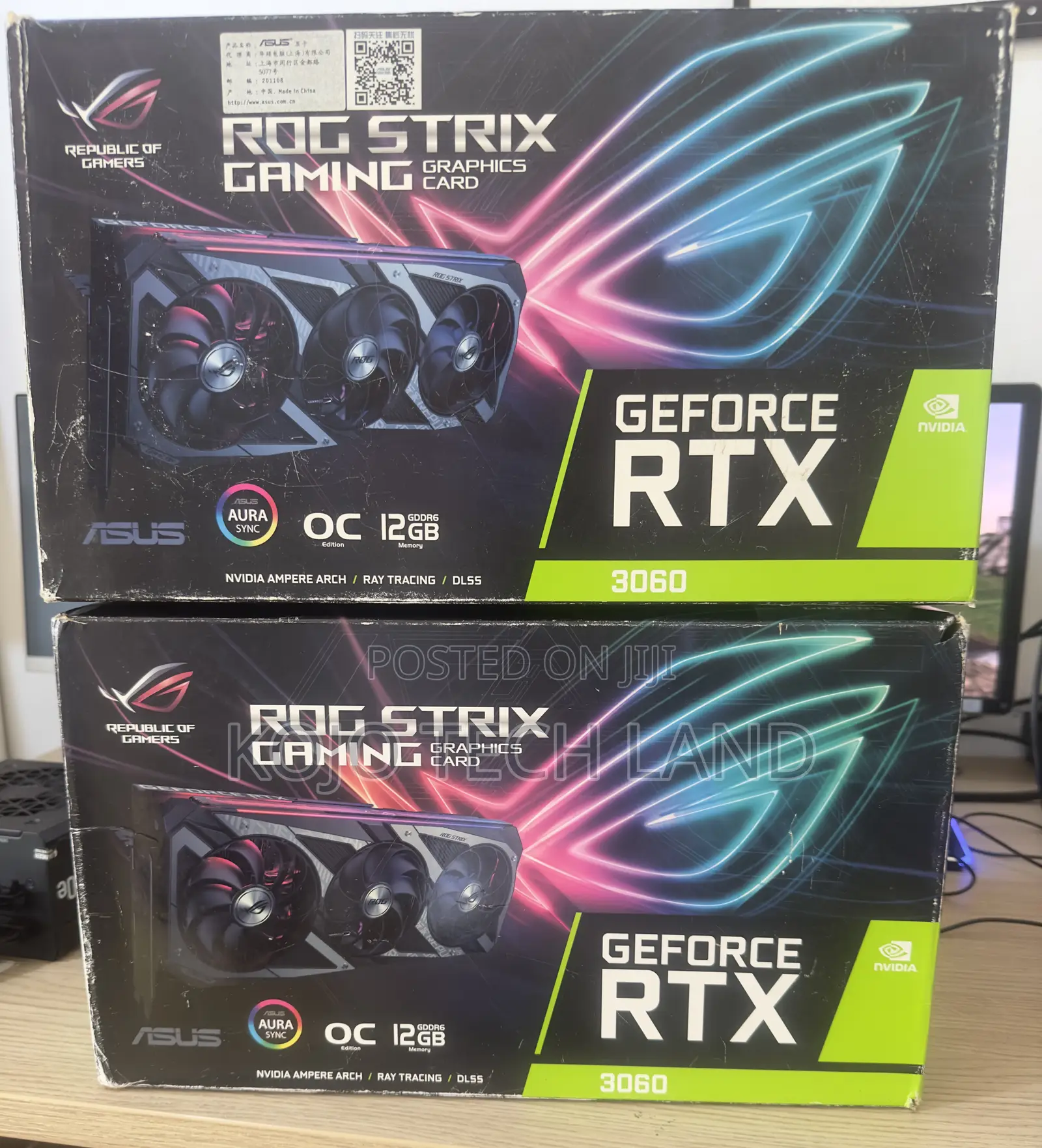 Nvidia Geforce RTX 3060 12gb ASUS Rog Strix