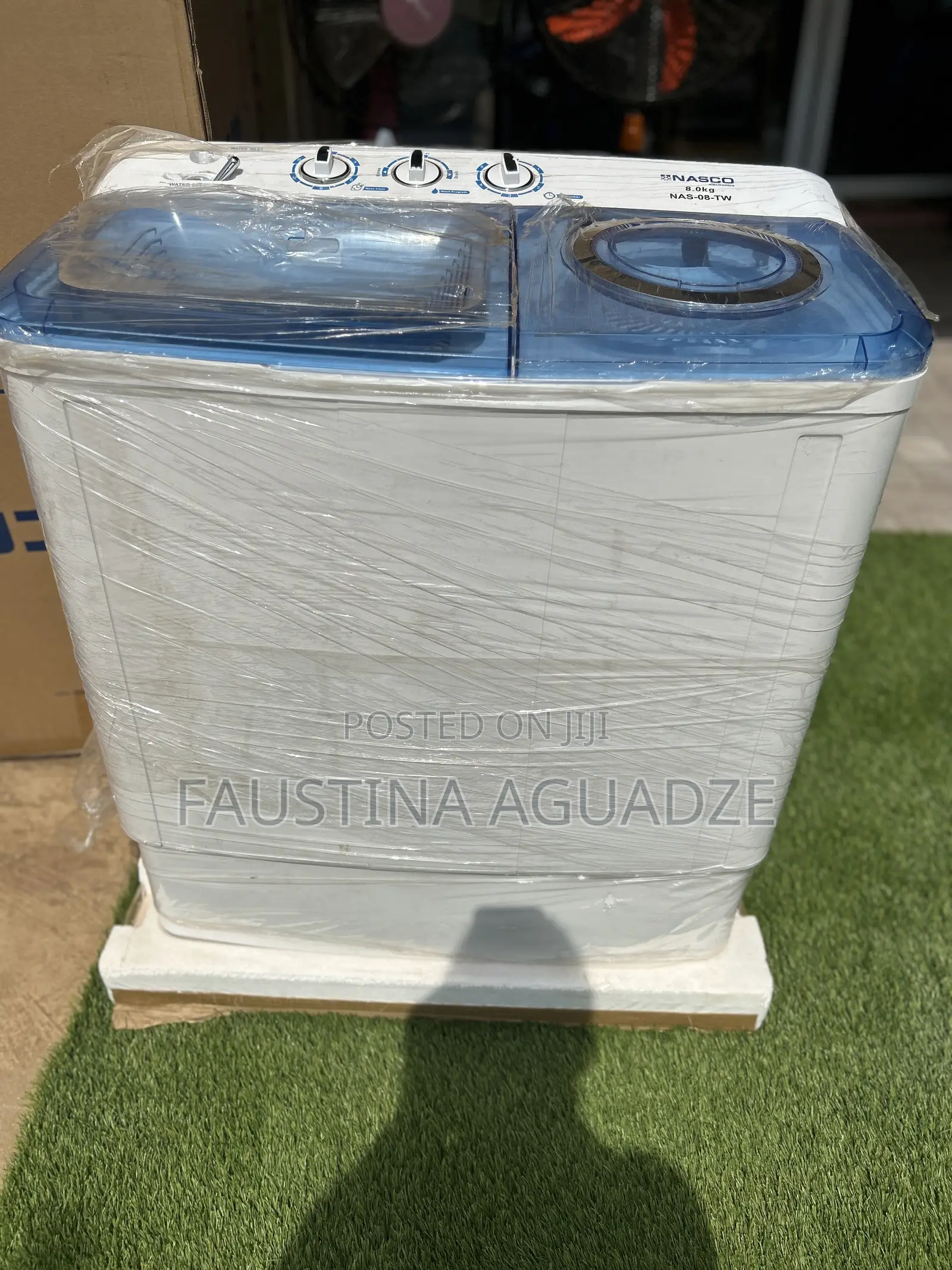 Nasco 8kg Twin Tab Washing Machine