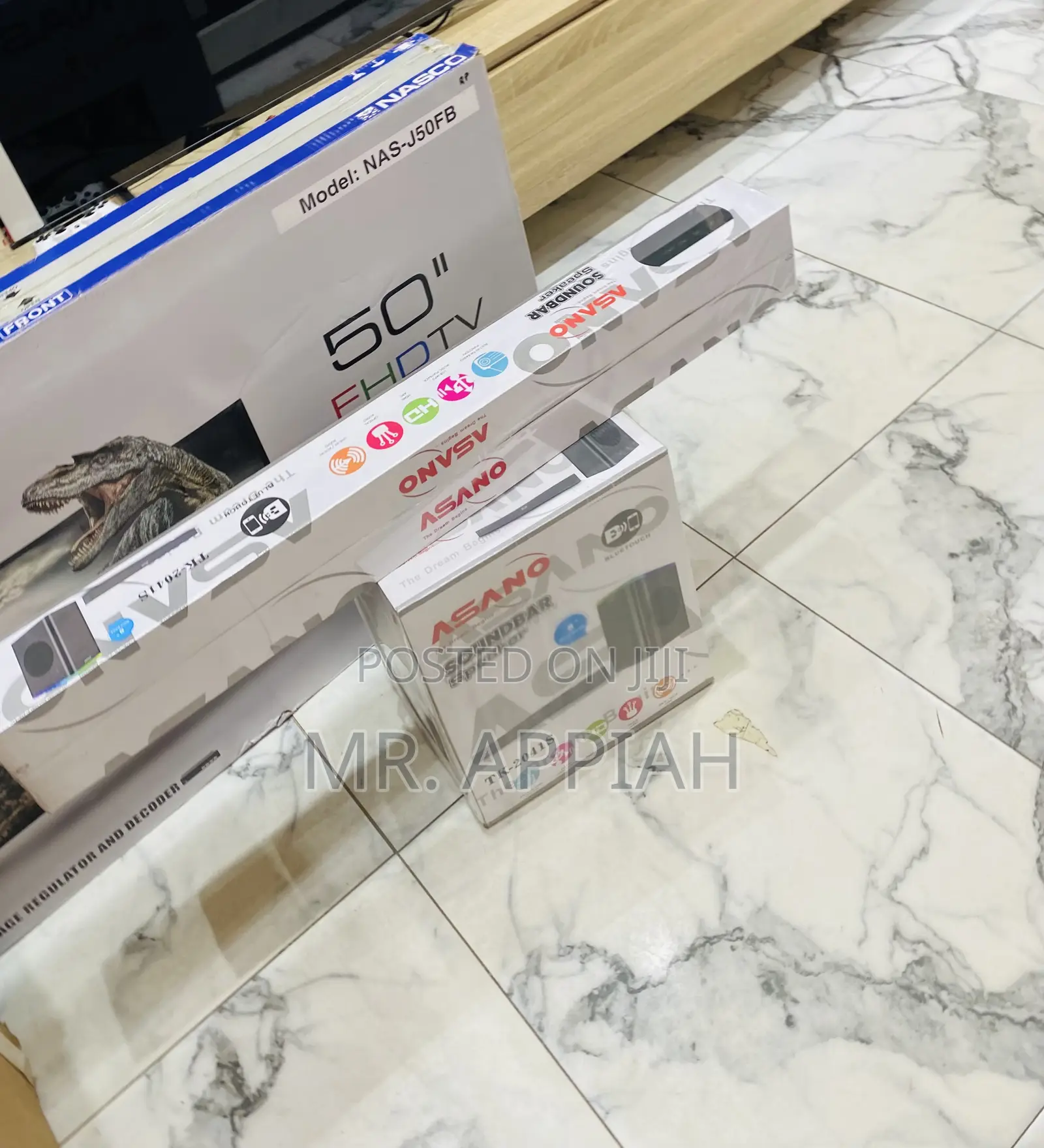 Brand New Asano Bluetooth Electric Sound Bar System.