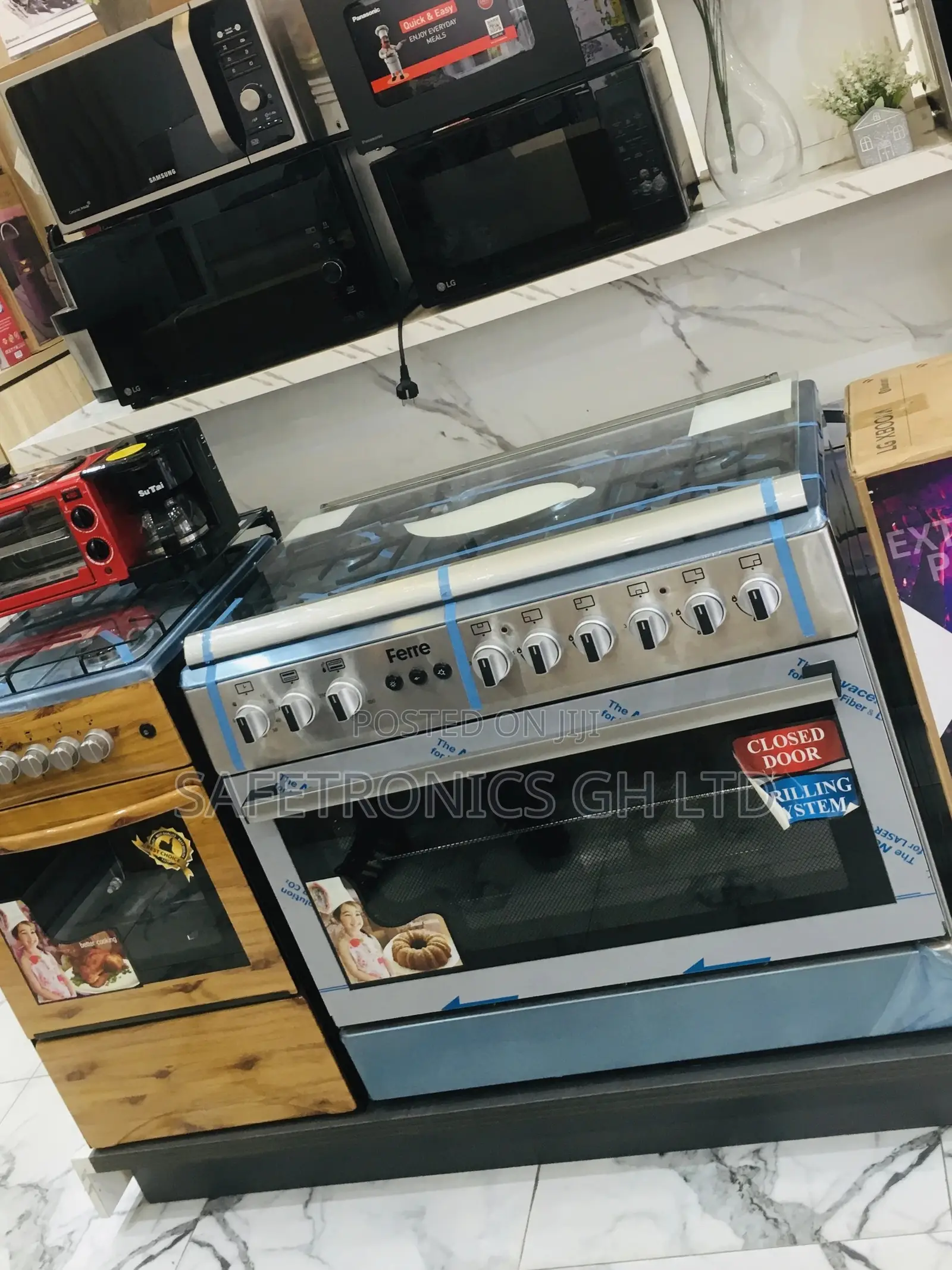 Ferre 4 Gas Cooker Oven With Grill 60x90 2 Electric Reliable