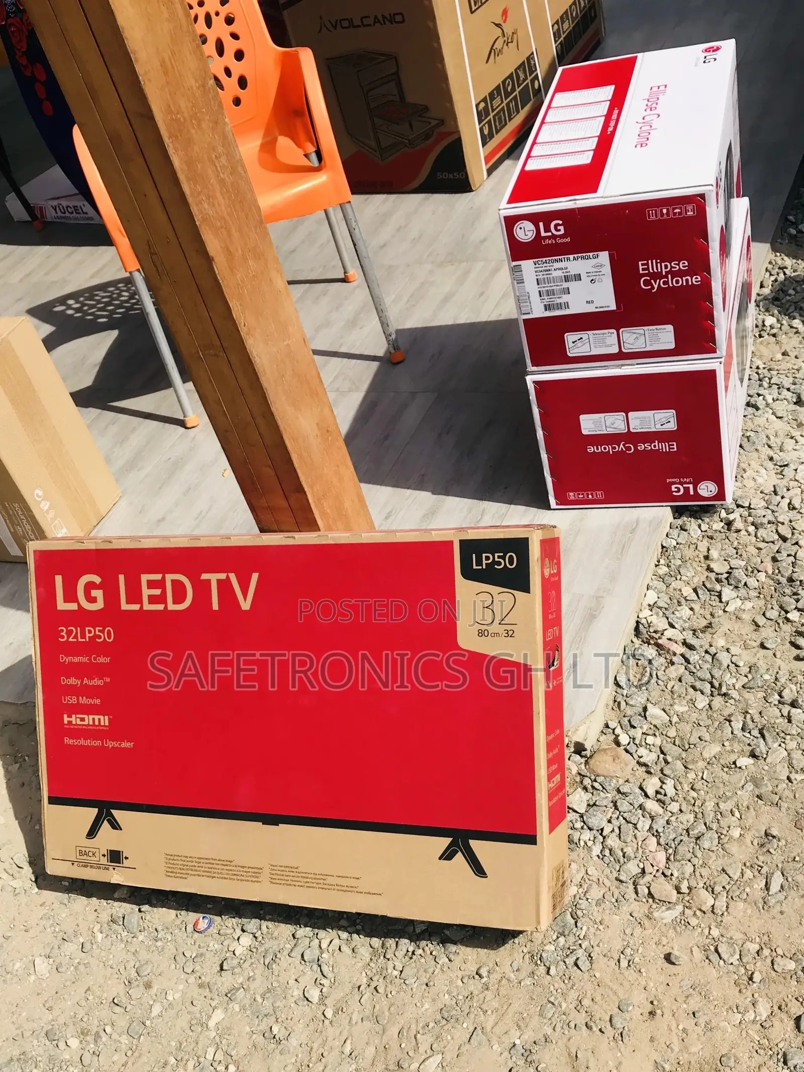 LP50 32 Inches Black Glossy Led Smart Electric LG Tv