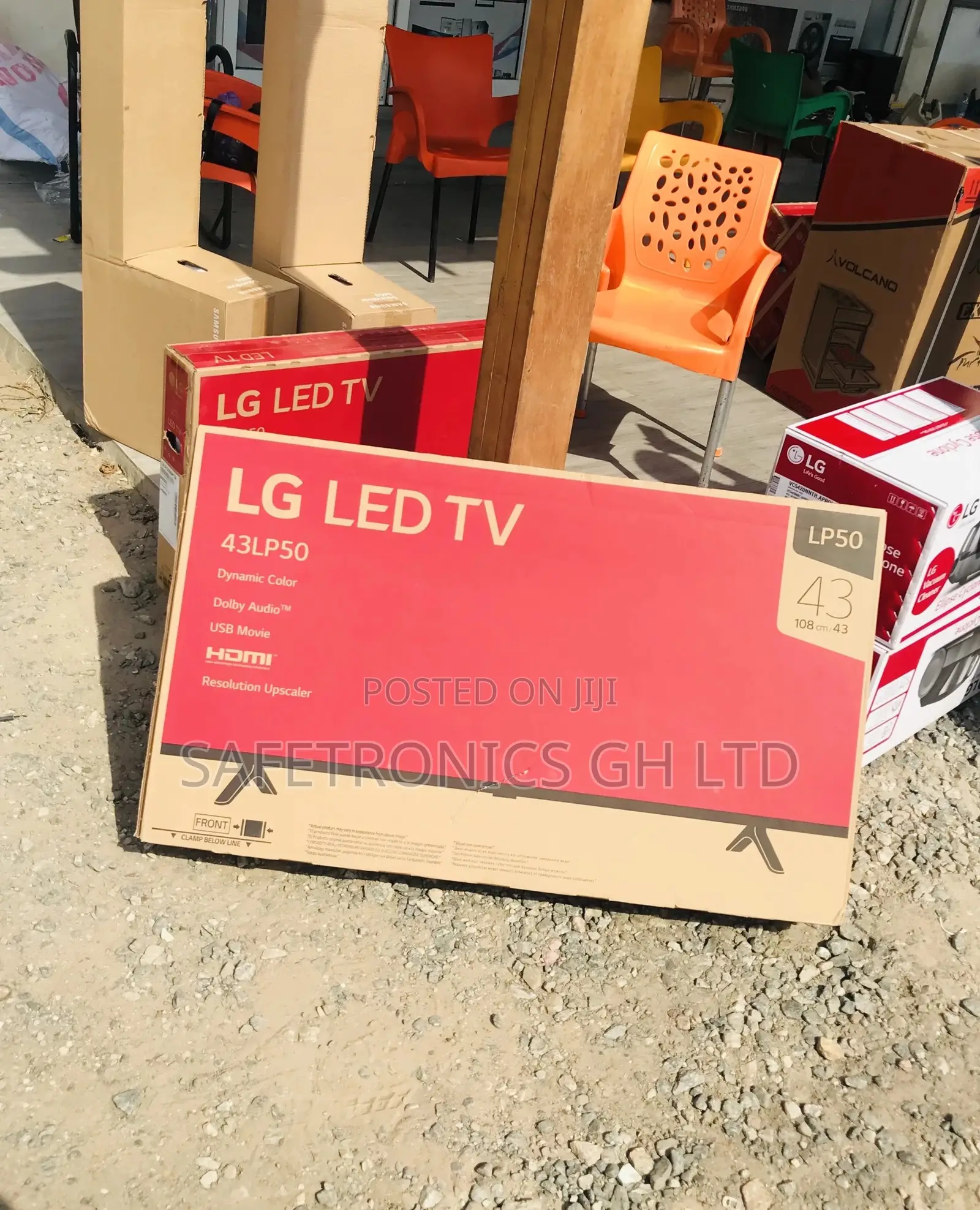 Glossy Led 43 Inches Smart Black Electric LP50 LG Tv