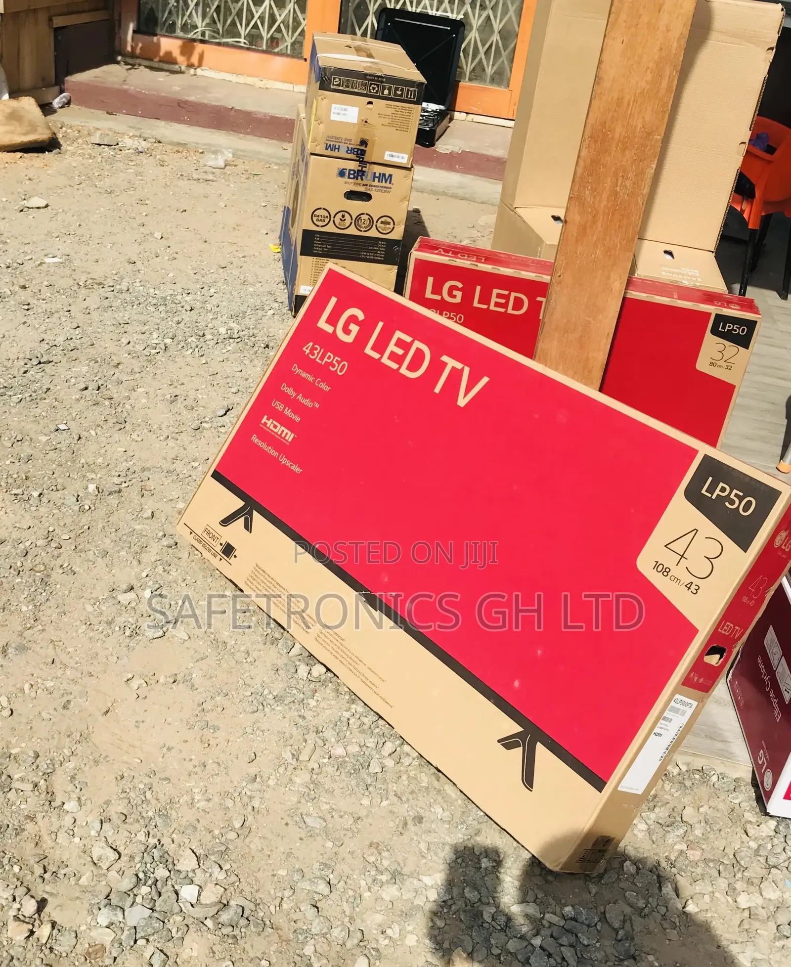 Glossy Led 43 Inches Smart Black Electric LP50 LG Tv