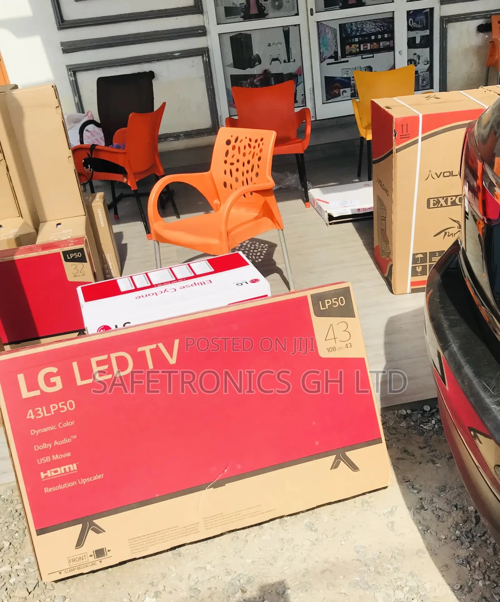 Glossy Led LP50 Electric Smart Black LG 43 Inches Tv