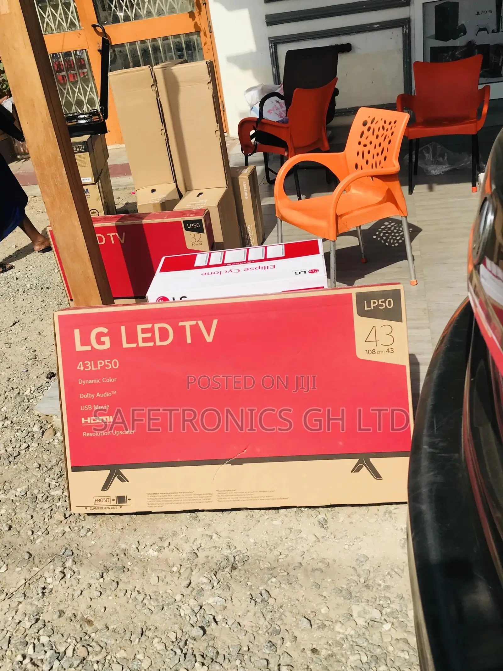 Glossy Led LP50 Electric Smart Black LG 43 Inches Tv