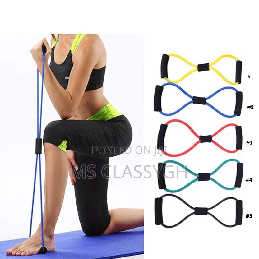 Resistance Bands Tube With Handles, Exercise Bands