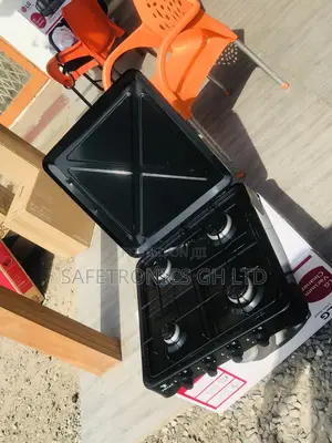 Essential Black 4 Gas Cooker Yucel Tabletop