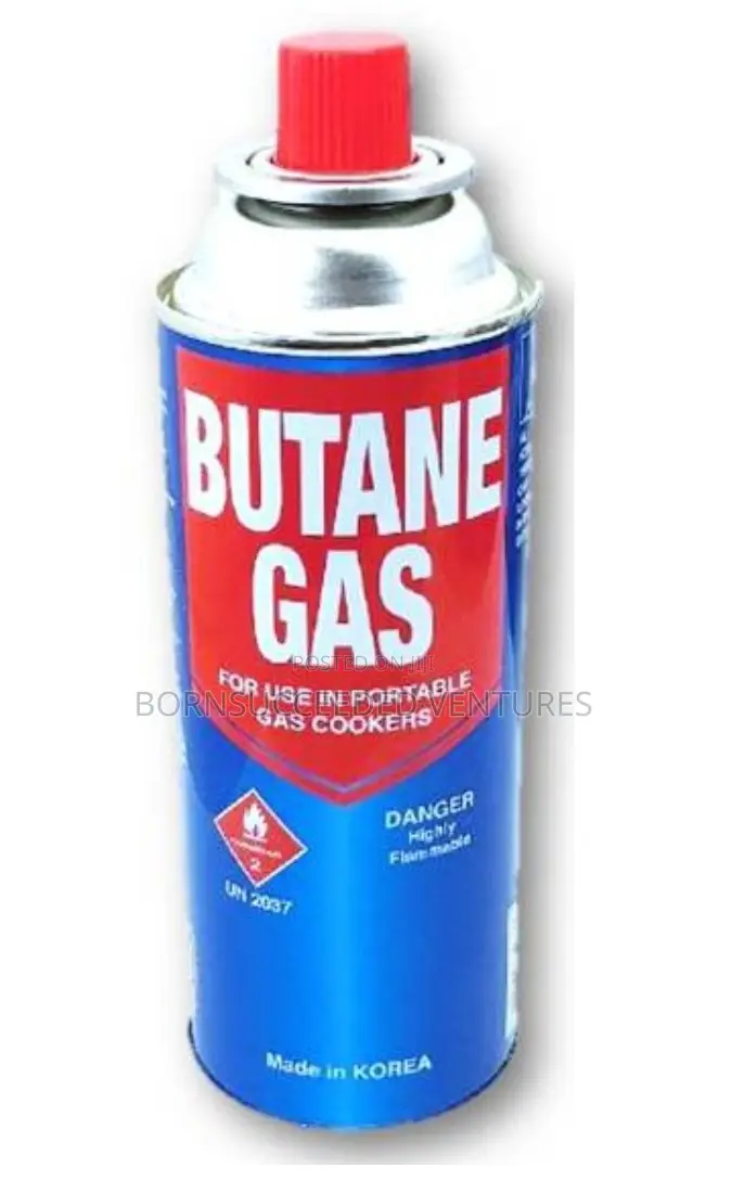 4 Butane Gas Cartridge - Refill Valve - 200g