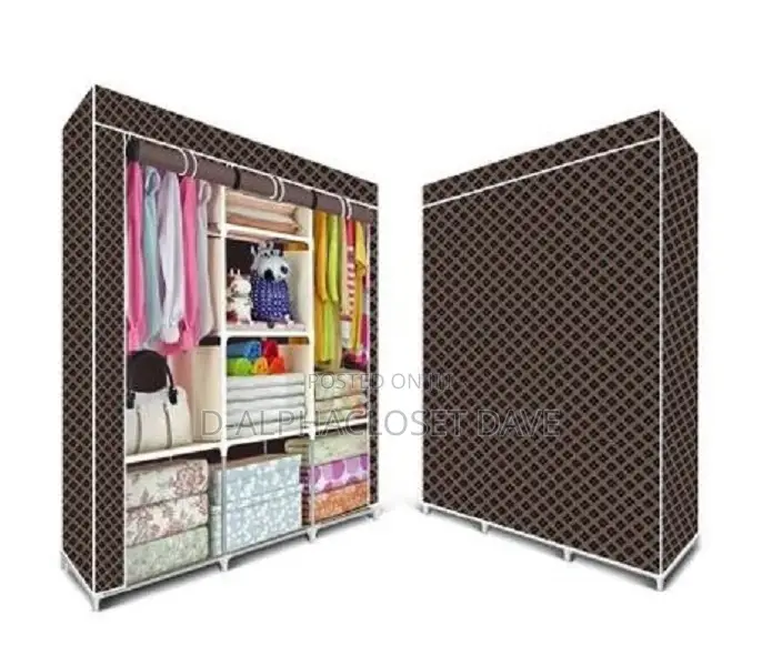 3in1 Portable Wardrobe - Blackgold