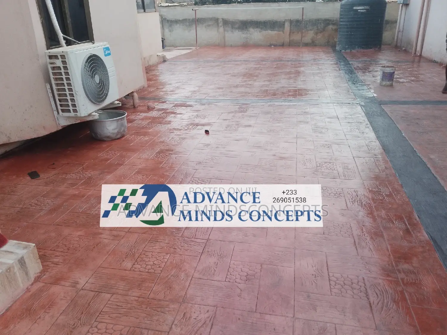 Stamped Concrete Work