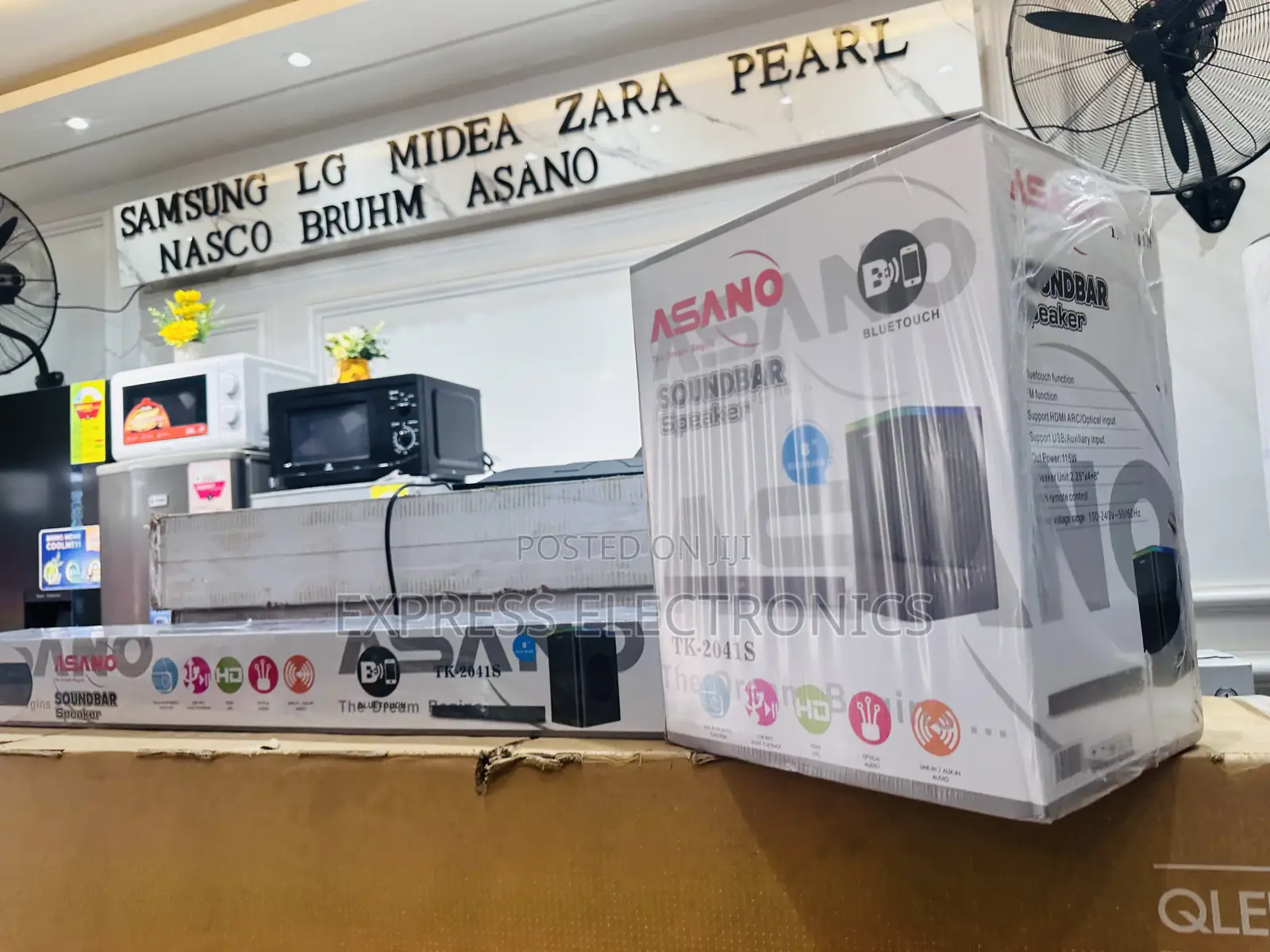 Full Voltage Power Supply Asano Soundbar Withwoofer Tk-2041s