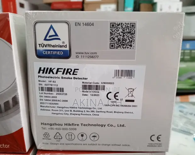 Hikvision Hikfire Stand Alone Photoelectric Smoke Detector 3