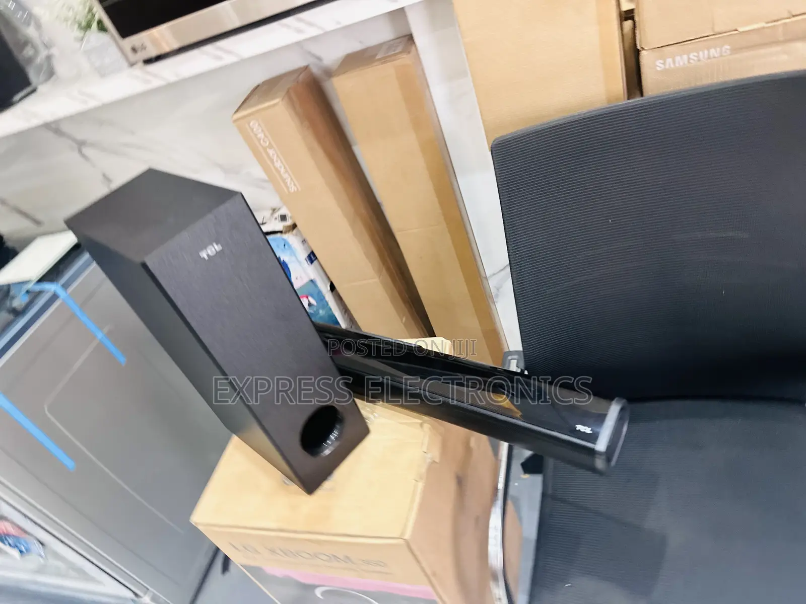 Shop the Best TCL Soundbar With Woofer Wire Connected