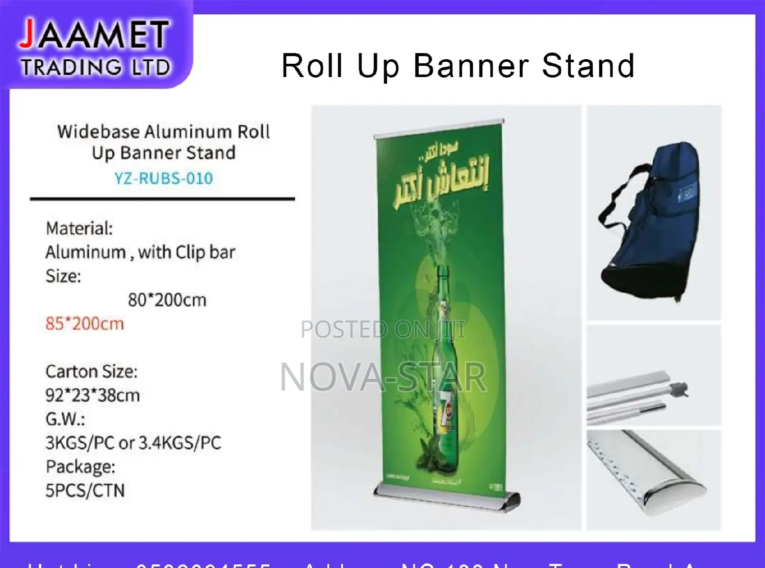 Roll-Up/Pull-Up Stand