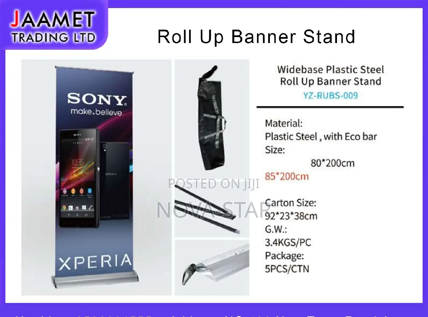 Roll-Up/Pull-Up Stand