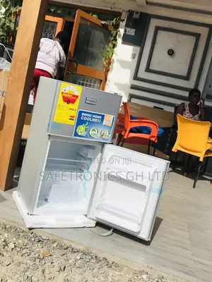 90 Liters Doubledoor Nasco Topfreezer Nasf2-120 Fridge