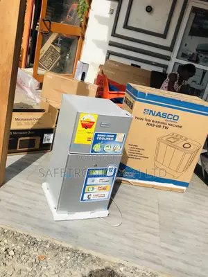Gray Topfreezer Nasf2-120 Nasco Doubledoor 90L Fridge