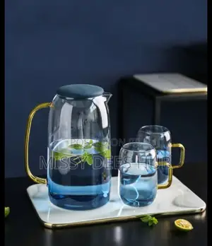 Nordic Style Gradient Blue Cold / Kettle Set, Heat-Resistant
