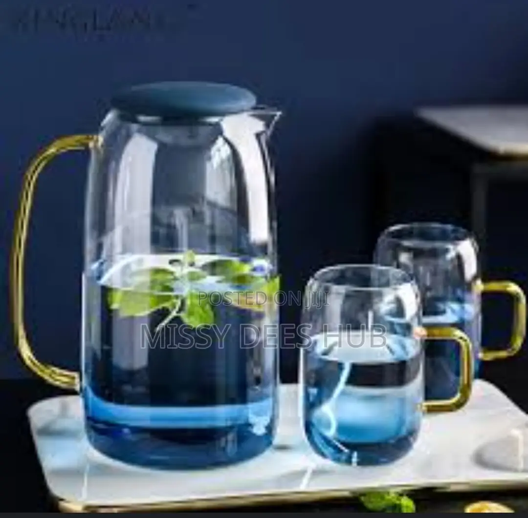 Nordic Style Gradient Blue Cold / Kettle Set, Heat-Resistant
