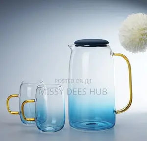 Nordic Style Gradient Blue Cold / Kettle Set, Heat-Resistant