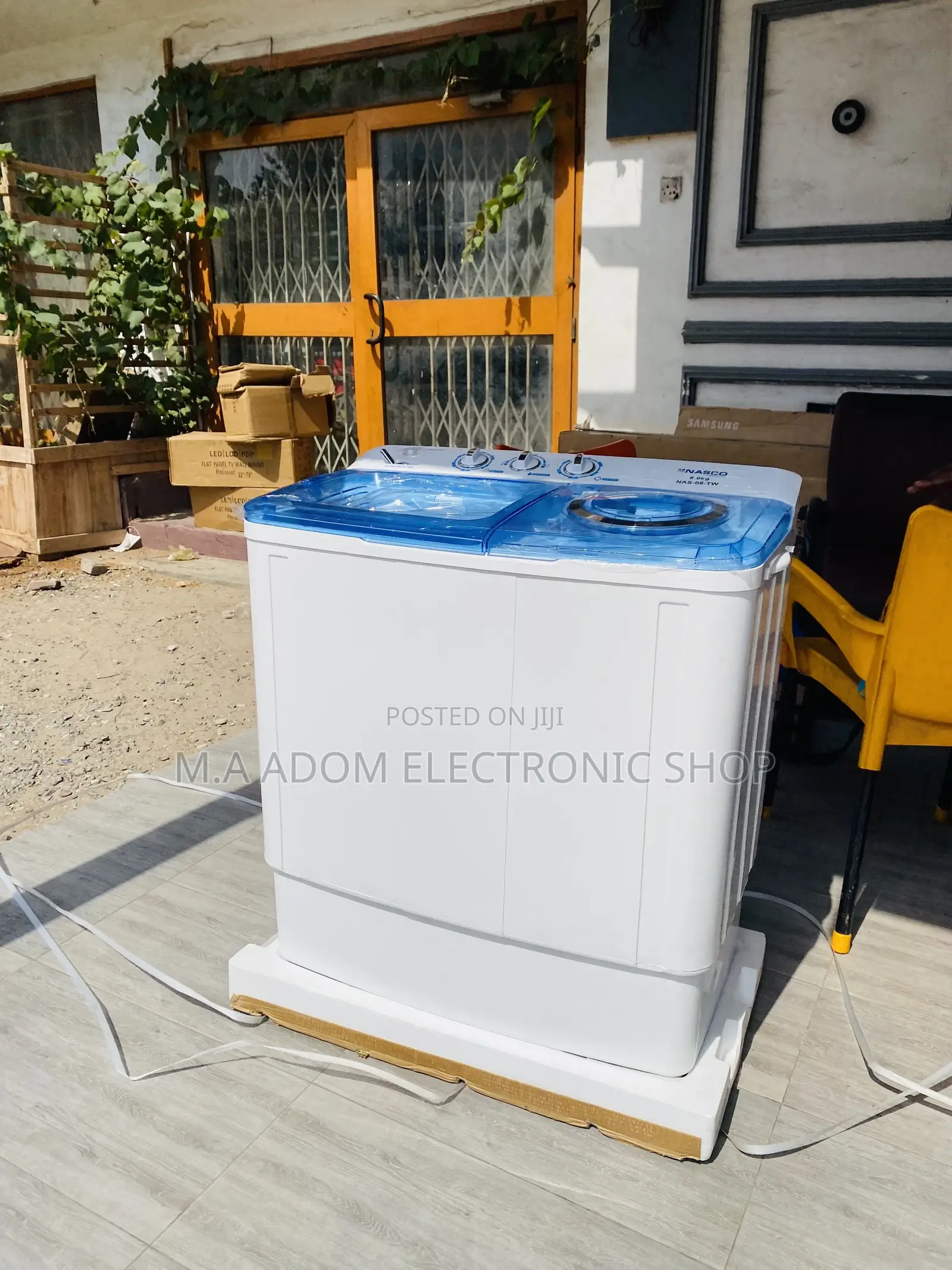 Authentic Nasco Twin Tub Electric Washing Machine + Spin/Dry