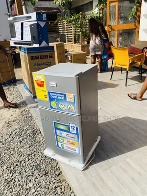 Electric Double Door Nasco Nasf2-120 Table Top Fridge.