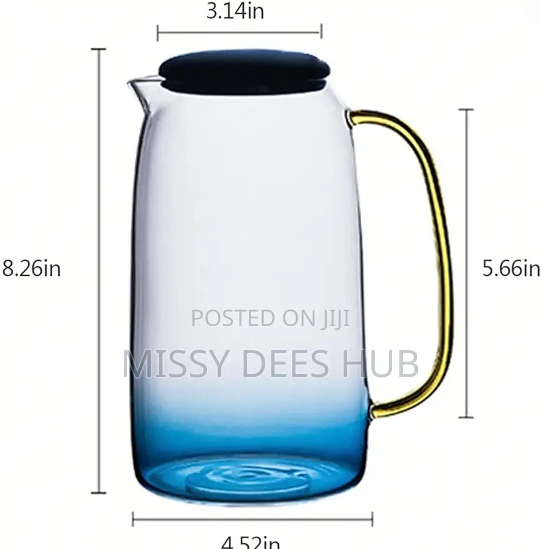 Nordic Style Gradient Blue Cold / Kettle Set, Heat-Resistant