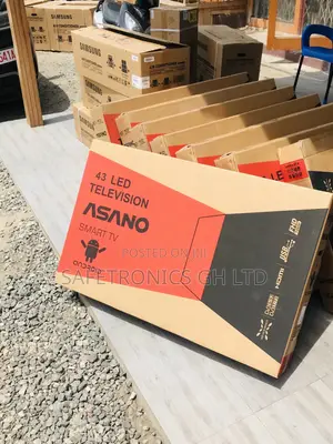 Smart Led Black Glossy Electric Asano 43 Inches Tv