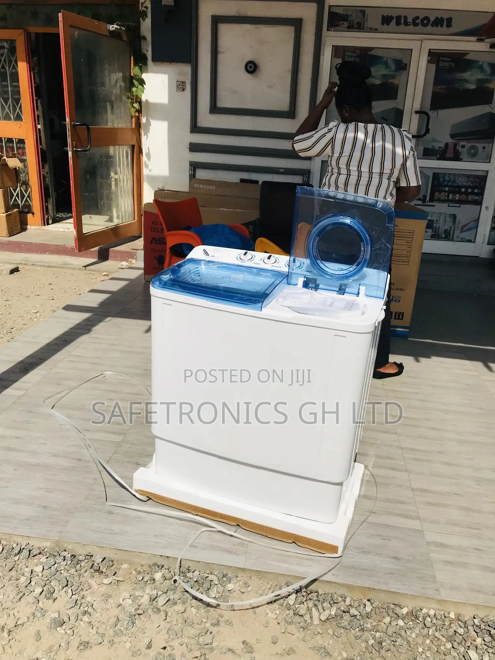8kg Washingmachine Topload Nasco Semiautomatic