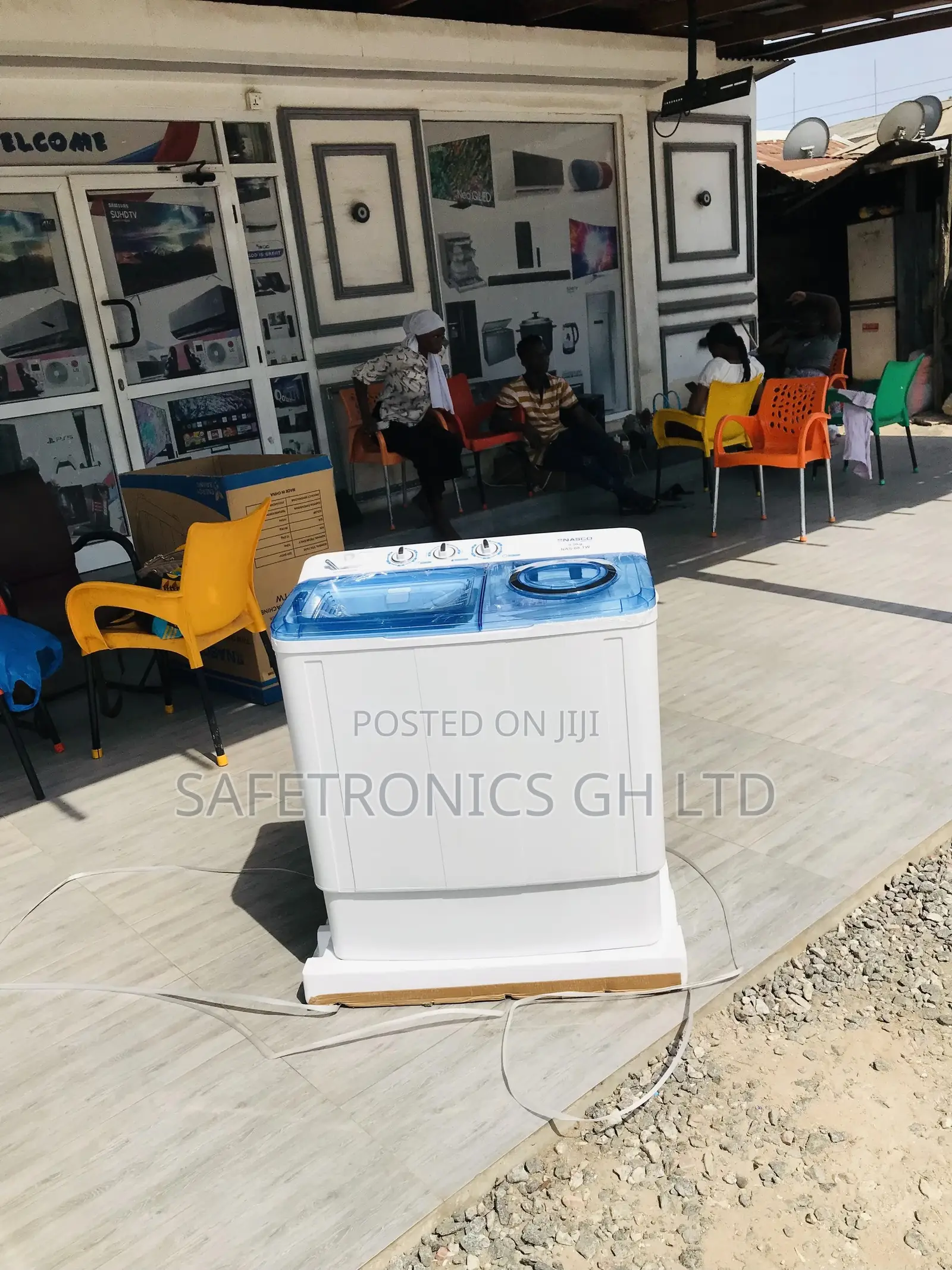 Nasco Toplod 8kg Washingmachine Semiutomatic Twintub
