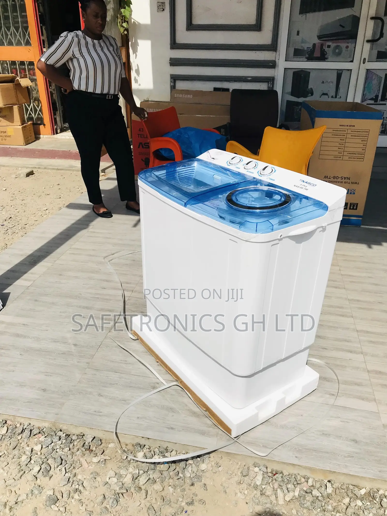 Quality Nasco Semiutomatic 8kg Topload Washingmachine