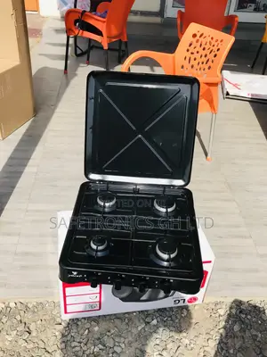 Available Tabletop 4 Gas Cooker Yucel Black