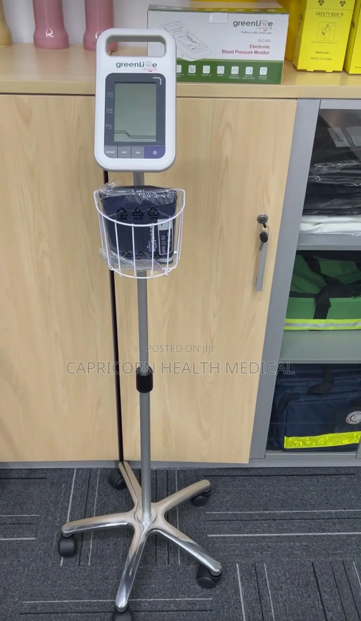 Bp Monitor (Blood Pressure) + Stand