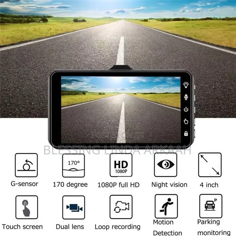 New Touch Screen 1080p Car DVR