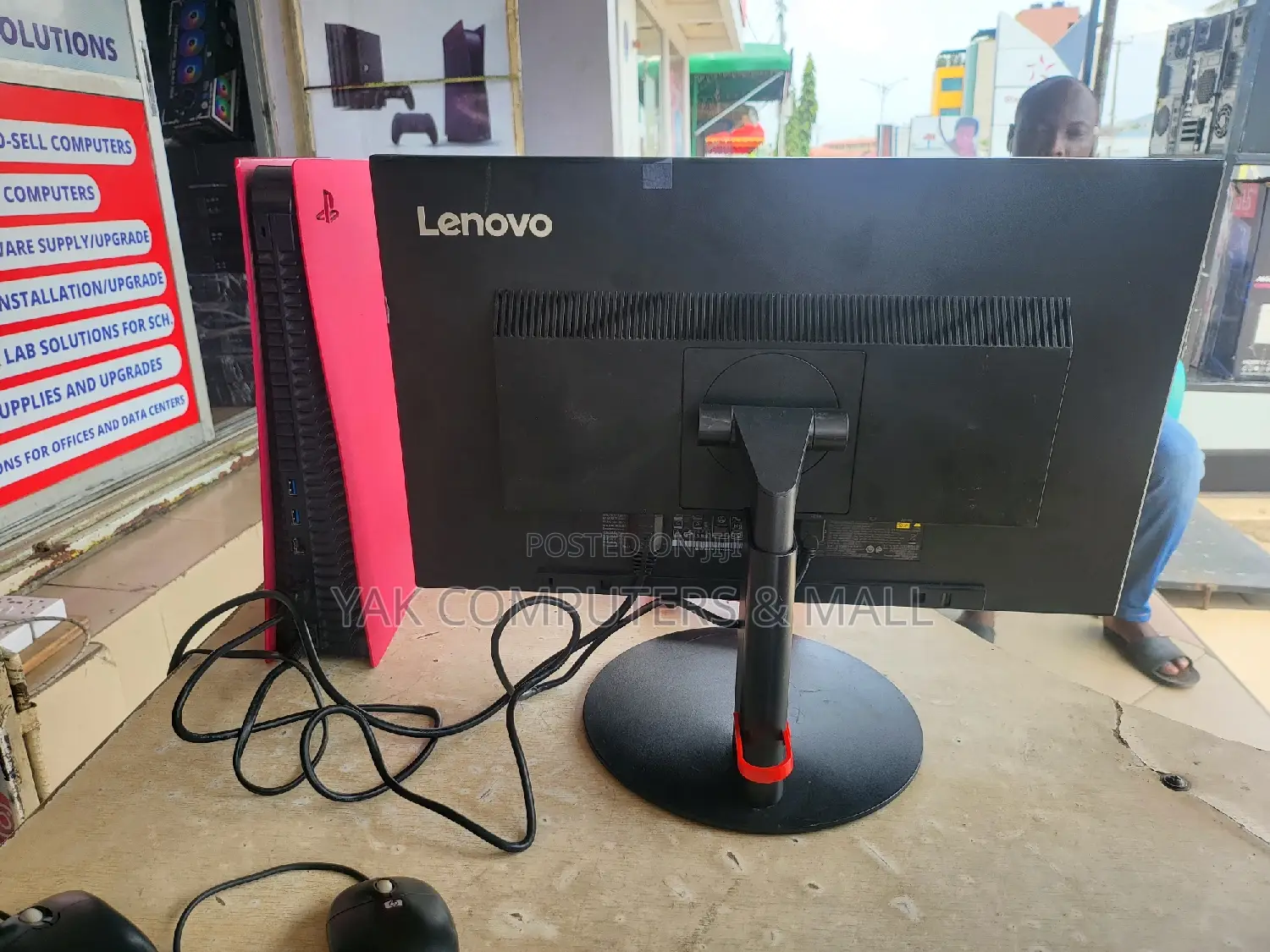 24 Inch Lenovo Ips Monitor Bezeles With Hdmi Dp Vga USB Port