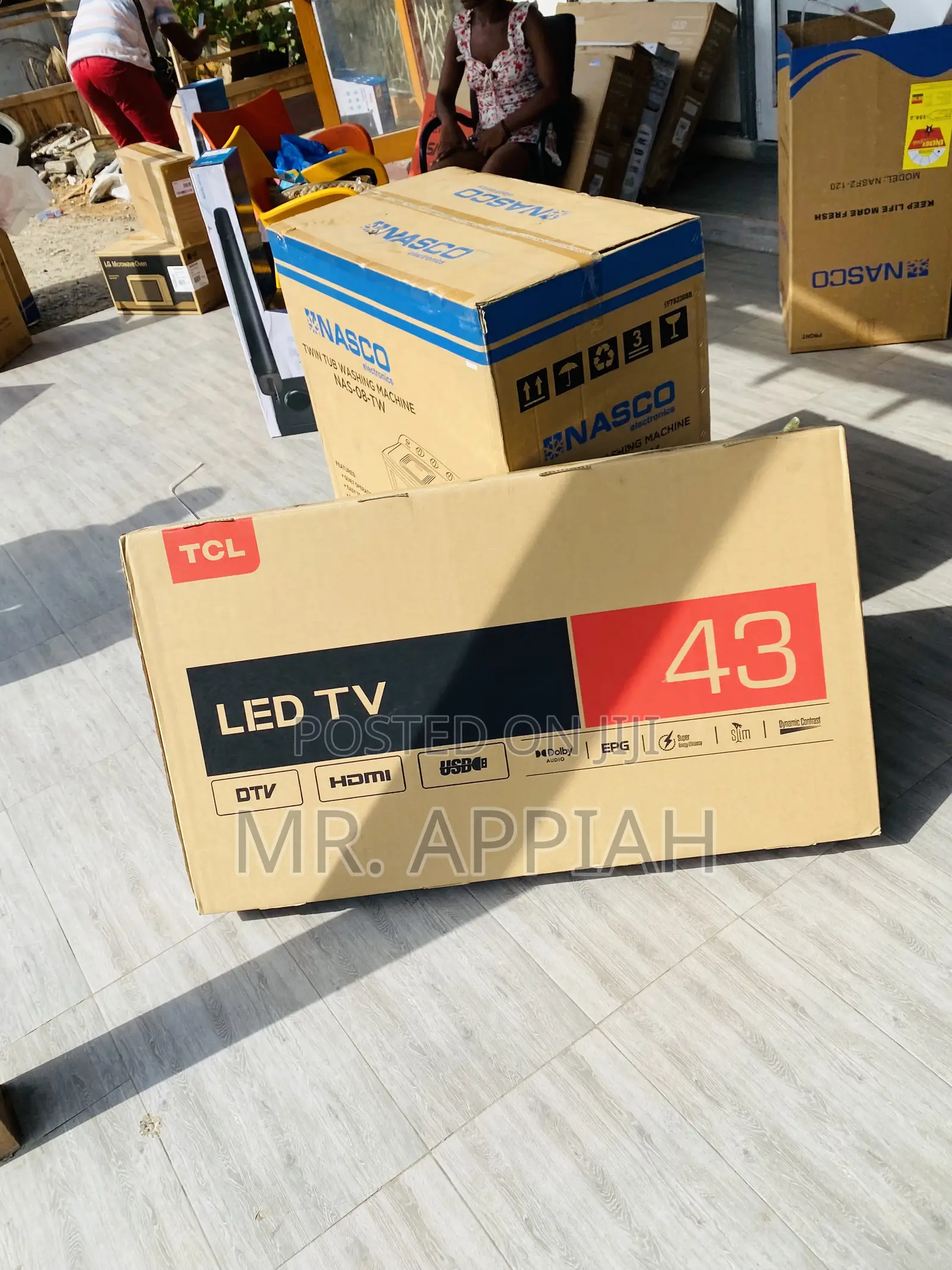 Energy Saving TCL 43D320043” FHD Digital Satellite Tv,Black