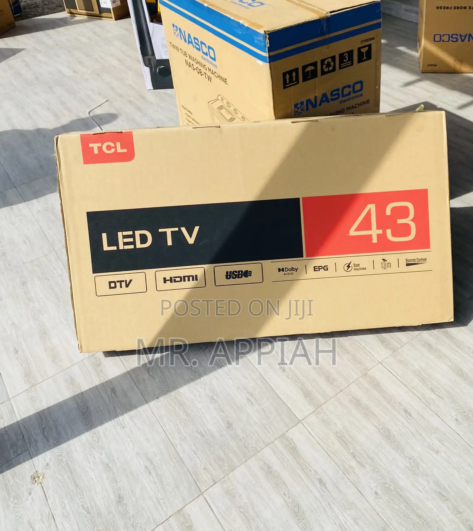 Fresh in Box TCL 43D3200 43” FHD Digital Satellite Tv,Black