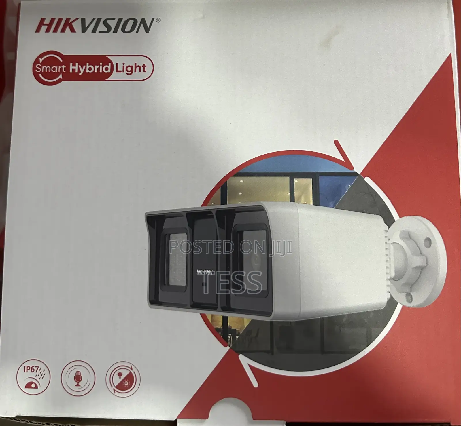 Hikvision 2mp Camera Flash Light Smart Hybrid Light Audio.