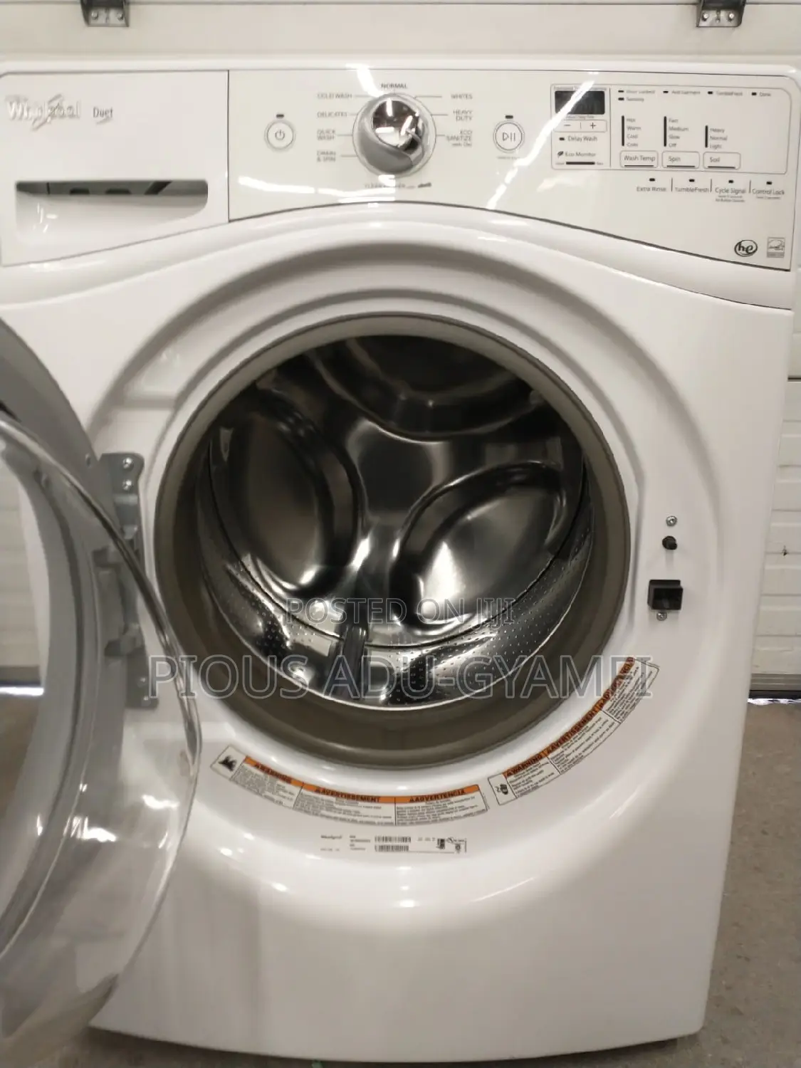 8kg Used Whirlpool Washing Machine