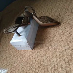 Army Green Sling Back Heels