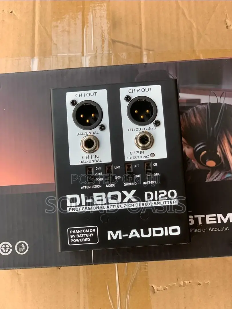 M-Audio DI20 Professional Active 2-Ch DI Box/Splitter