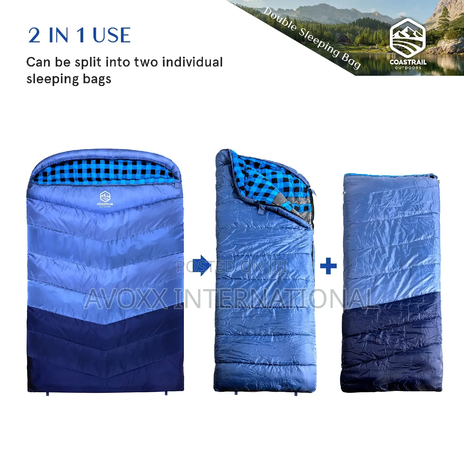 Coastrail Outdoor Double Sleeping Bag Queen