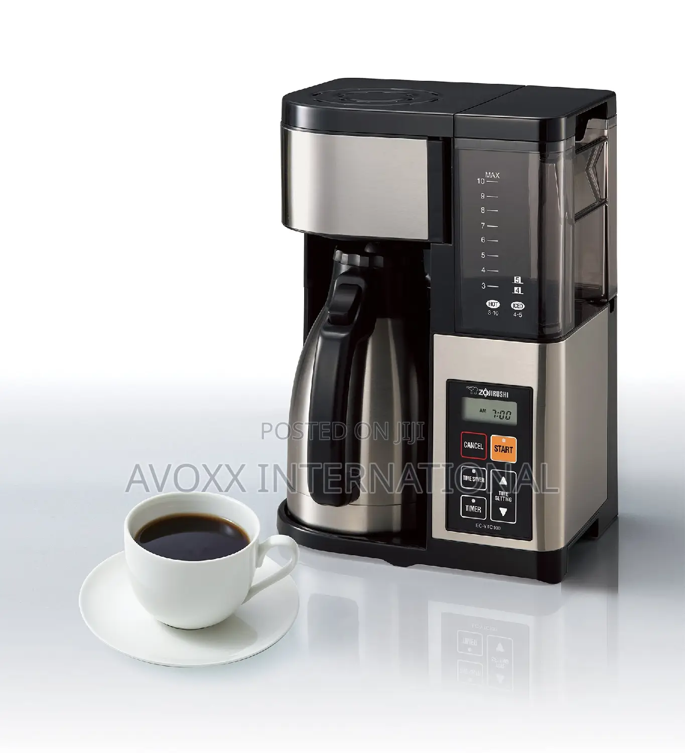 Zojirushi EC-YTC100XB 10-Cup Coffee Maker (Stainless Steel)