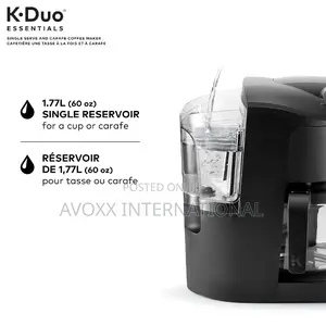 Keurig K-Duo Essentials Black Single-Coffee Maker, Black